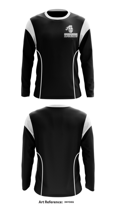 Halifax Academy basketball 12749054 Long Sleeve Performance Shirt - 1