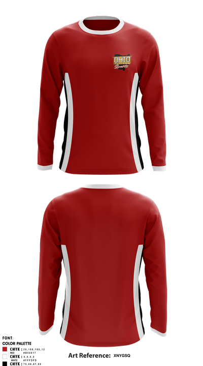 SW Ohio Sports 29211891 Long Sleeve Performance Shirt - 1