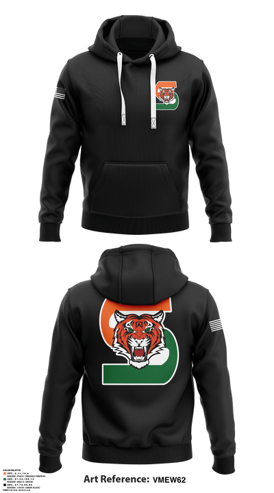 Stockbridge High School 95957881 Hoodie - 3
