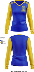 Bellbrook Lions Club 1356067 Women's Long Sleeve V-neck Shirt - 1