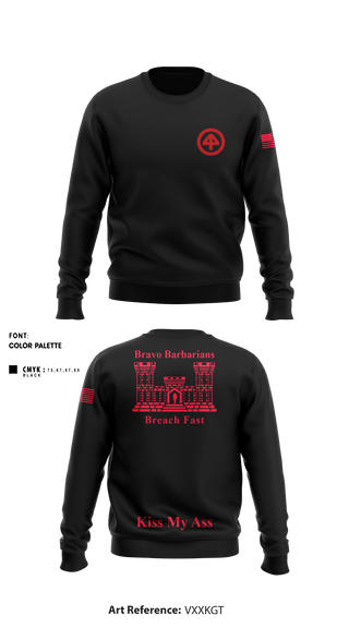 Crew Neck Sweatshirt, , National Guard, Teamtime, Team time, sublimation, custom sports apparel, team uniforms, spirit wear, spiritwear, sports uniforms, custom shirts, team store, custom team store, fundraiser sports, apparel fundraiser