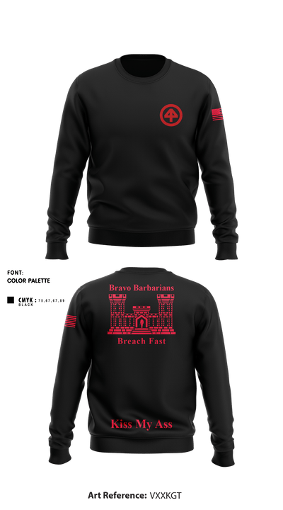 B 104th 82799853 Crew Neck Sweatshirt - 8