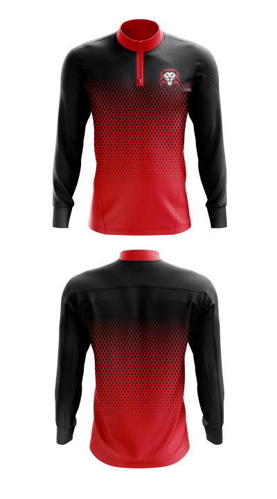 Castleberry High School Cheer 36149140 Quarter Zip Jacket - 1