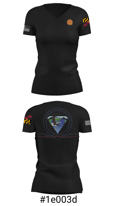 Logistics Readiness Center 40475494 Women's Short Sleeve V-neck Shirt - 19