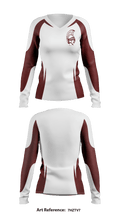 Boardman High School Cheer 61432760 Women's Long Sleeve V-neck Shirt - 1