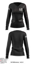 2-113 Infantry Battalion 17393879 Women's Long Sleeve V-neck Shirt - 1