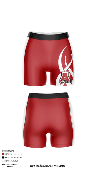 Women's Compression Shorts, Arroyo High School Wrestling, Wrestling, Teamtime, Team time, sublimation, custom sports apparel, team uniforms, spirit wear, spiritwear, sports uniforms, custom shirts, team store, custom team store, fundraiser sports, apparel fundraiser