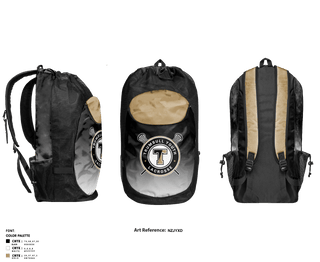 Gear Bag, Trumbull Youth Lacrosse, Men's Lacrosse, Teamtime, Team time, sublimation, custom sports apparel, team uniforms, spirit wear, spiritwear, sports uniforms, custom shirts, team store, custom team store, fundraiser sports, apparel fundraiser