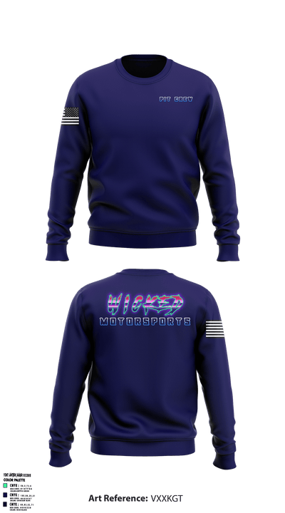 Wicked Motorsports 51428575 Crew Neck Sweatshirt - 1