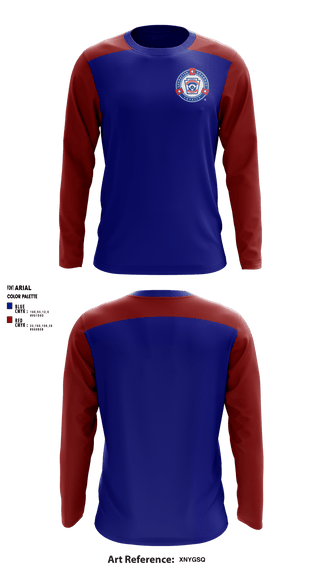 Long Sleeve Performance Shirt, Newport Little League, Baseball, Teamtime, Team time, sublimation, custom sports apparel, team uniforms, spirit wear, spiritwear, sports uniforms, custom shirts, team store, custom team store, fundraiser sports, apparel fundraiser