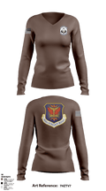 302nd Base Defense Squadron 76268864 Women's Long Sleeve V-neck Shirt - 1