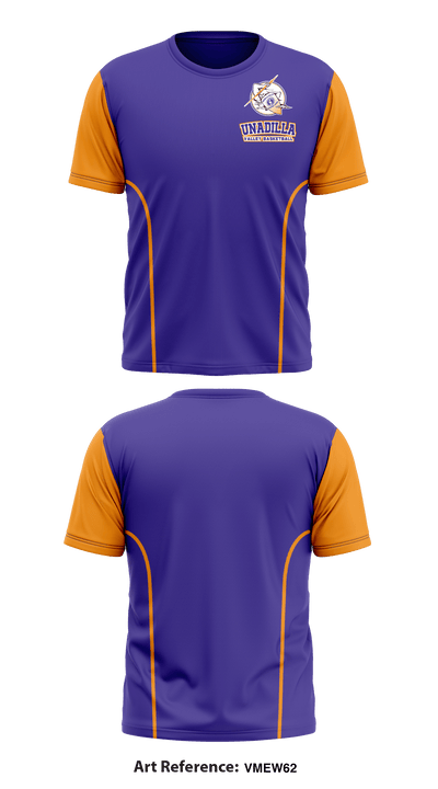 Unadilla Valley Central High School basketball 55220617 Short Sleeve Shooting Shirt - 1