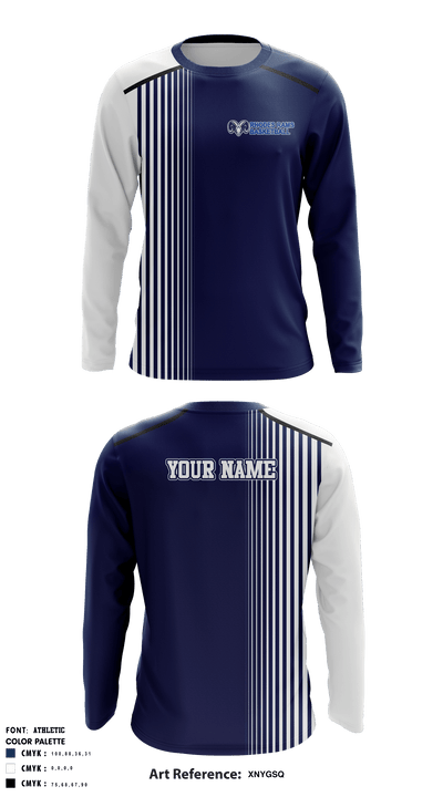 James Rhodes High School Basketball 57891241 Long Sleeve Shooting Shirt - 2