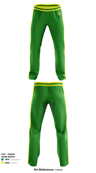 Richardson North Junior High School Track 50975677 Sweatpants - 1