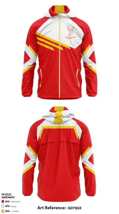 Thomas Jefferson High School Dance 43381731 Windbreaker - 3