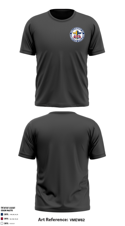 Fellowship of Christian Athletes 77170783 Short Sleeve Performance Shirt - 10