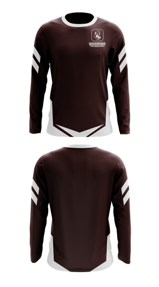 Long Sleeve Performance Shirt, Wolf Point High School Golf, Golf, Teamtime, Team time, sublimation, custom sports apparel, team uniforms, spirit wear, spiritwear, sports uniforms, custom shirts, team store, custom team store, fundraiser sports, apparel fundraiser