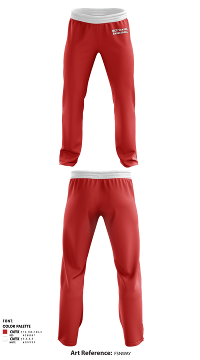 NCC Travel Basketball 71979699 Sweatpants - 1
