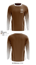 Delran High School Wrestling 89684871 Long Sleeve Rash Guard Shirt - 1