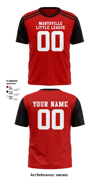 Short Sleeve Performance Shirt, Marysville Little League Football, Football, Teamtime, Team time, sublimation, custom sports apparel, team uniforms, spirit wear, spiritwear, sports uniforms, custom shirts, team store, custom team store, fundraiser sports, apparel fundraiser