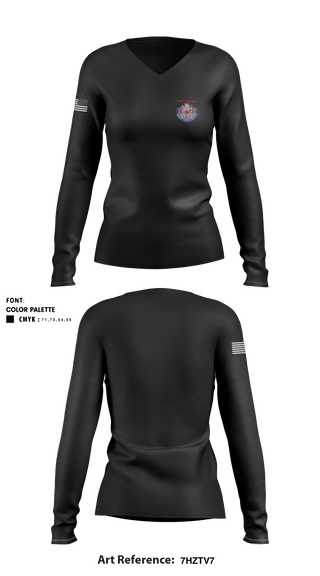 Women's Long Sleeve Vneck Shirt, , Army, Teamtime, Team time, sublimation, custom sports apparel, team uniforms, spirit wear, spiritwear, sports uniforms, custom shirts, team store, custom team store, fundraiser sports, apparel fundraiser