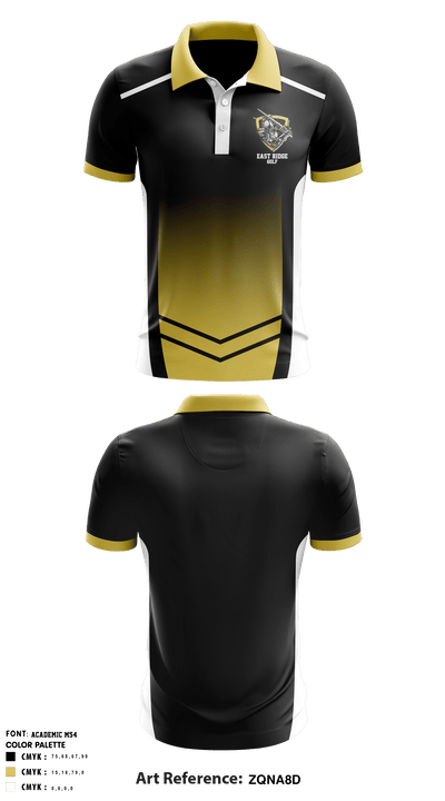 East Ridge High School Golf 26531632 Short Sleeve Performance Polo - 1