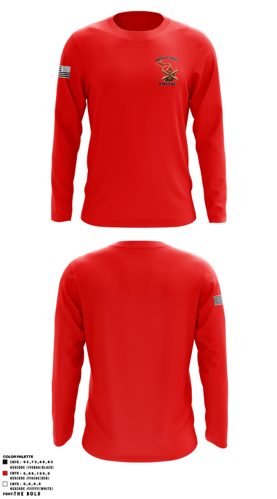 1/182 Field Artillery 5483002 Long Sleeve Performance Shirt - 2