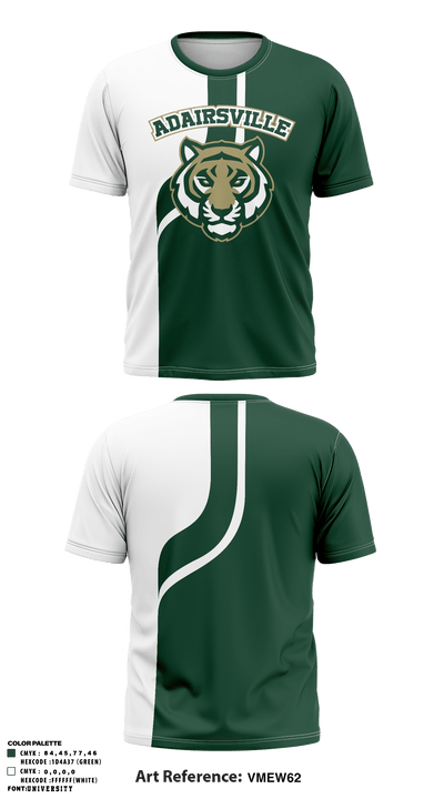 Adairsville High School Track 94734247 Short Sleeve Performance Shirt - 1