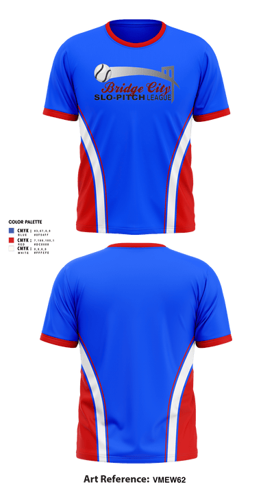 Bridge City Slo-Pitch League 4689133 Short Sleeve Performance Shirt - 1