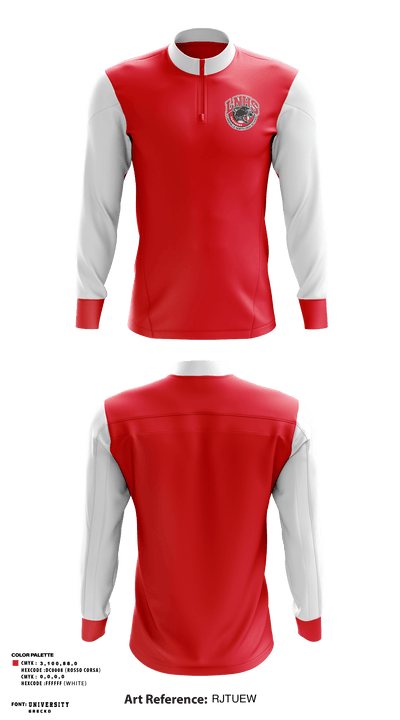 Lakeville North Boys Basketball Association 81260948 Quarter Zip Jacket - 1