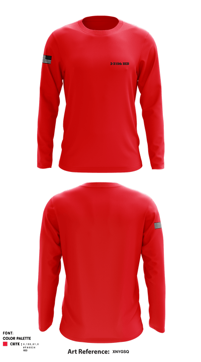 2-315th BEB 10765049 Long Sleeve Performance Shirt - 1