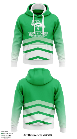 Hoodie, Rosemont Middle School Volleyball, Women's Volleyball, Teamtime, Team time, sublimation, custom sports apparel, team uniforms, spirit wear, spiritwear, sports uniforms, custom shirts, team store, custom team store, fundraiser sports, apparel fundraiser