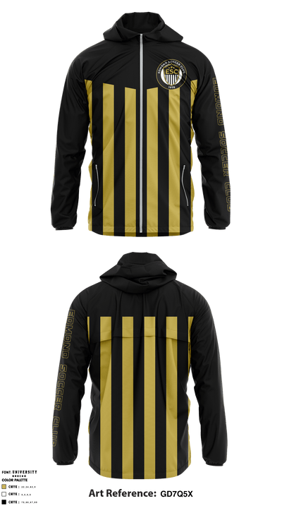 Edmond Soccer Club 55588782 Windbreaker - 1