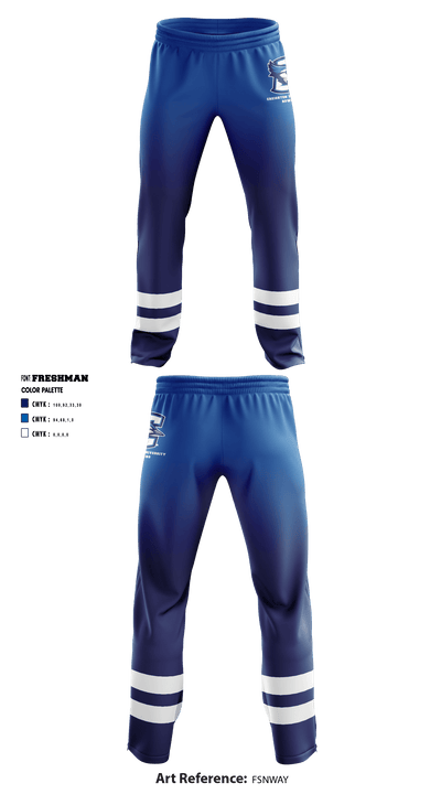 Creighton University Rowing 94459021 Sweatpants - 1