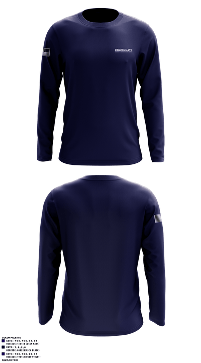 Cincinnati Emergency Communications Center 21386331 Long Sleeve Performance Shirt - 3