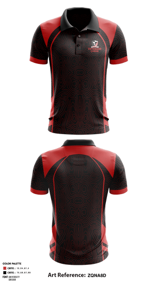 Short Sleeve Performance Polo, Veterans Memorial High School Cheer, School Spirit Store, Teamtime, Team time, sublimation, custom sports apparel, team uniforms, spirit wear, spiritwear, sports uniforms, custom shirts, team store, custom team store, fundraiser sports, apparel fundraiser