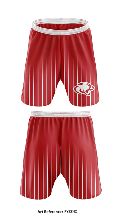 Crosby High School Golf 90090321 Athletic Shorts With Pockets - 1