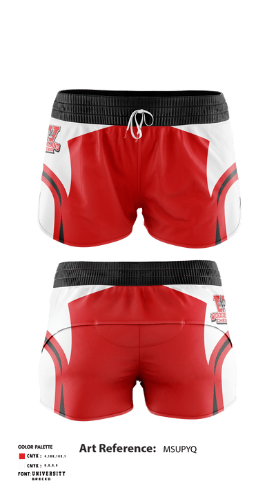 Woodland High School Cheer 1987652 Women's Shorts - 1
