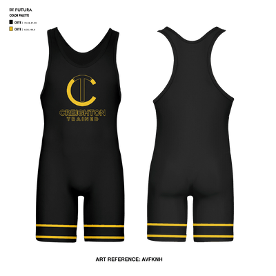 Creighton Trained 96948021 Wrestling Singlet - 1