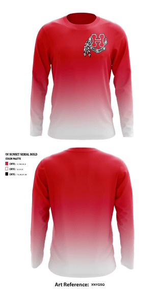 Long Sleeve Performance Shirt, William S Hart High School Cross Country, Cross Country, Teamtime, Team time, sublimation, custom sports apparel, team uniforms, spirit wear, spiritwear, sports uniforms, custom shirts, team store, custom team store, fundraiser sports, apparel fundraiser