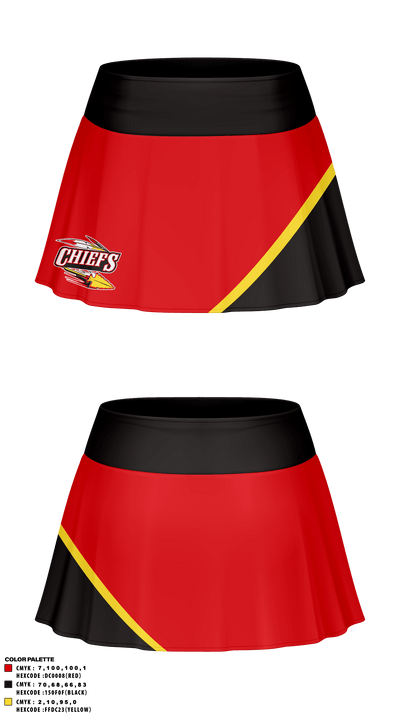 Killeen-Cove Chiefs 26950723 Skort - 1