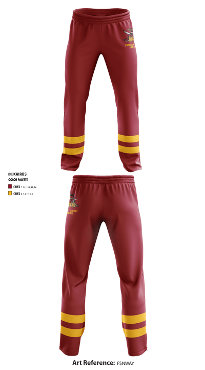 Crescent Valley High School Football 19208274 Sweatpants - 1