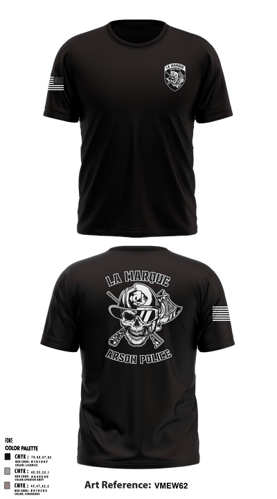 La Marque Arson Police 11995142 Short Sleeve Performance Shirt - 1