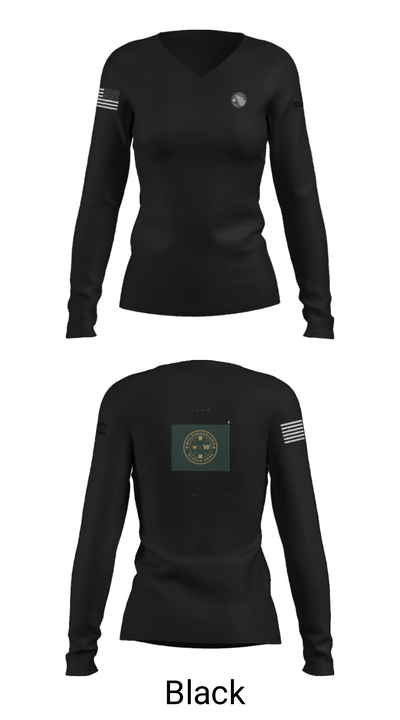 Wulfenkrieger 67748989 Women's Long Sleeve V-neck Shirt - 31