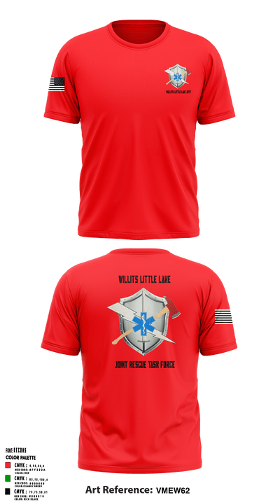Willits Little Lake Joint Rescue Task Force 48326276 Short Sleeve Performance Shirt - 1 (2)