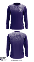Lehi High School Cross Country 15584500 Long Sleeve Performance Shirt - 1