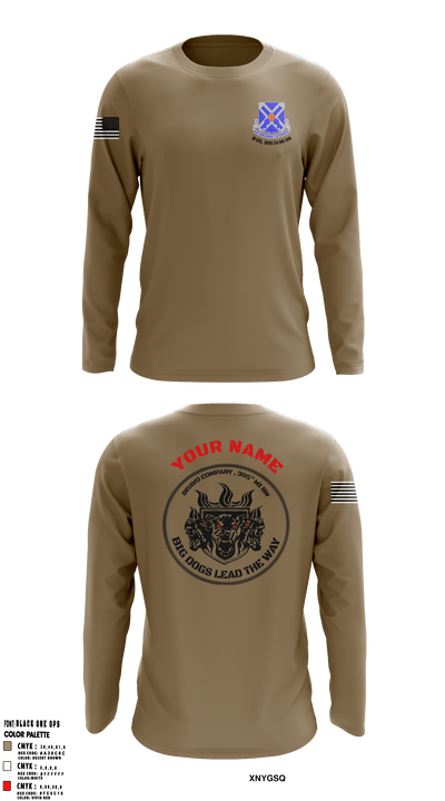 Bravo, 305th MI BN 32687381 Long Sleeve Performance Shirt - 5