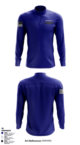 Quarter Zip Jacket, , Navy, Teamtime, Team time, sublimation, custom sports apparel, team uniforms, spirit wear, spiritwear, sports uniforms, custom shirts, team store, custom team store, fundraiser sports, apparel fundraiser