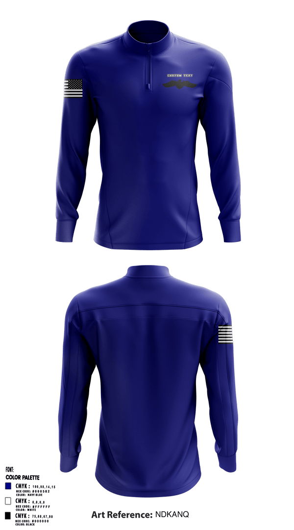 Quarter Zip Jacket, , Navy, Teamtime, Team time, sublimation, custom sports apparel, team uniforms, spirit wear, spiritwear, sports uniforms, custom shirts, team store, custom team store, fundraiser sports, apparel fundraiser
