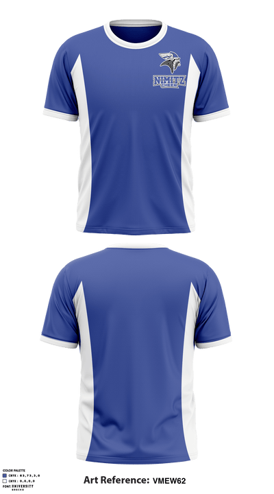 Nimitz High School Cheer 15884343 Short Sleeve Performance Shirt - 1